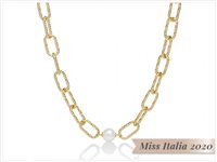 Collana Miluna Donna Miss Italia 2020 in Argento Perla PCL6070G - PCL6070G